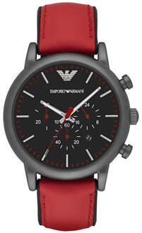 Armani heren AR1971 horloge Rood