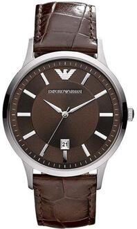 Armani heren AR2413 horloge Bruin