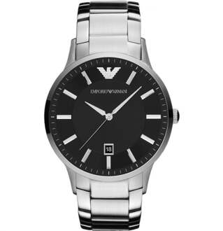 Armani heren AR2457 horloge - maat Zilver