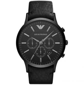 Armani heren AR2461 horloge Zwart