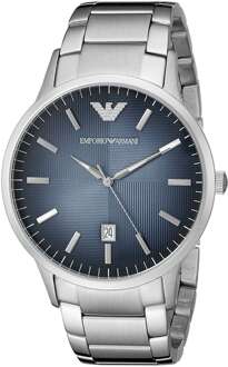 Armani heren AR2472 horloge Zilver