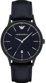 Armani heren AR2479 horloge Zwart - One Size