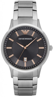 Armani heren AR2514 horloge - maat Zilver