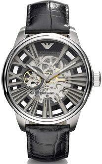 Armani heren AR4629 horloge Zilver