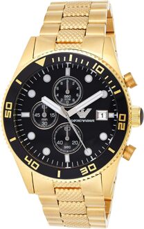 Armani heren AR5857 horloge Goud