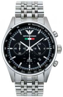 Armani heren AR5983 horloge - maat Zilver
