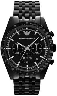 Armani heren AR5989 horloge - maat Zwart