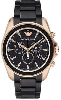 Armani heren AR6066 horloge Roségoud