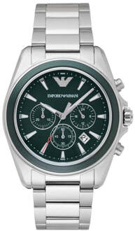 Armani heren AR6090 horloge - maat Zilver