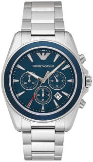 Armani heren AR6091 horloge - maat Zilver