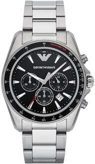 Armani heren AR6098 horloge - maat Zilver