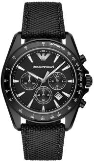 Armani heren AR6131 horloge - maat Zwart