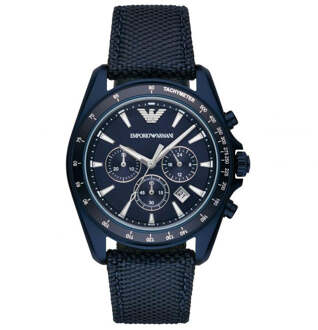 Armani heren AR6132 horloge - maat Blauw