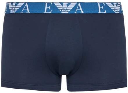 Armani Heren Armani 3-Pack Boxershort in Marineblauw Navy
