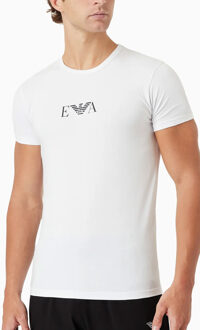 Armani Heren - Basis 2-pack Ronde Hals T-shirts  - Wit - M