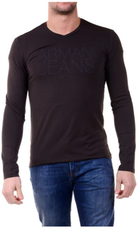 Armani Jeans Comfortabele Gebreide Trui Armani Jeans , Brown , Heren - 2XL