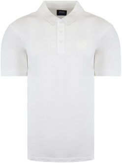 Armani Jeans Effen Heren Wit Poloshirt