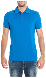 Armani Jeans Klassieke Polo Shirt Armani Jeans , Blue , Heren - L,S