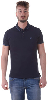 Armani Jeans Klassieke Polo Shirt voor Mannen Armani Jeans , Blue , Heren