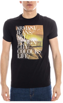 Armani Jeans Sweatshirts Armani Jeans , Black , Heren - M