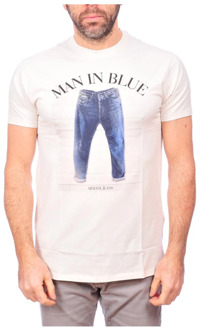 Armani Jeans Sweatshirts Armani Jeans , White , Heren - 2Xl,Xl