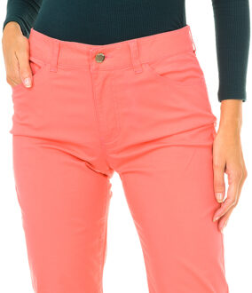 Armani Lange broek van stretchstof 3Y5J18-5NZXZ vrouw Roze