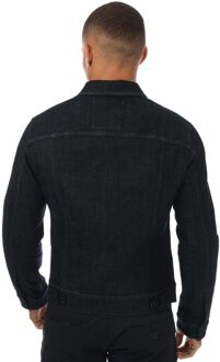 Armani Men's Armani Denim Jacket in Denim Blauw