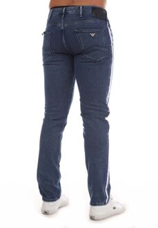 Armani Men's Armani J06 Slim-Fit Jeans in Denim Blauw