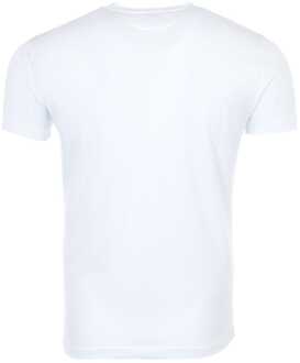 Armani Men's Armani Small Logo T-Shirt in White - maat M Wit