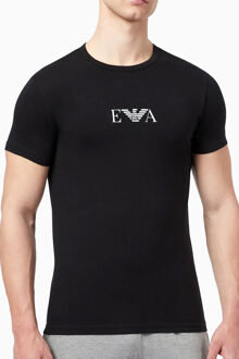 Armani Round Neck T-shirt (2-pack) - Sportshirt - Mannen - Maat L - Zwart