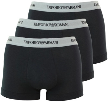 Armani Trunk boxershorts  Sportonderbroek - Maat S  - Mannen - zwart/grijs