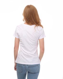 Armani Women's Armani Crewneck T-Shirt in White Wit