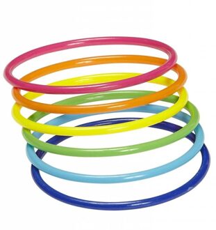 Armband 18 ringen neon multikleuren Multikleur - Print