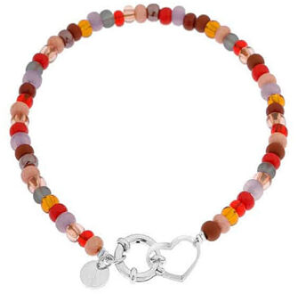 Armband heartbeat silver Veelkleurig - One size