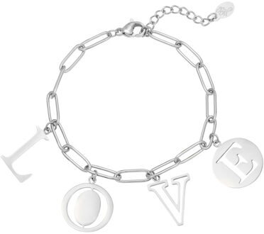 Armband Love Zilver