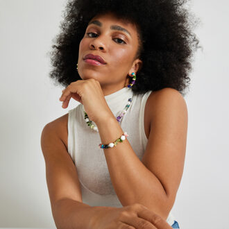 Armband Luxenter Kasyo 18k goud afwerking Veelkleurig - One Size