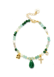 Armband Luxenter Miya Sterling Zilver 925 Groen - One Size