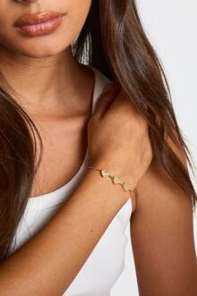 Armband Met Hartdetail En Toggle-Sluiting, Gold - ONE SIZE