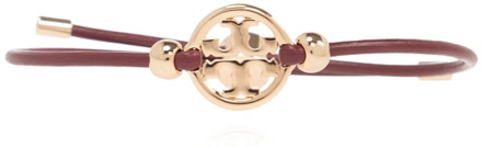 Armband met logo Tory Burch , Red , Dames - ONE Size