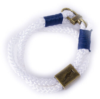 Armband orlando /blauw Wit - One size