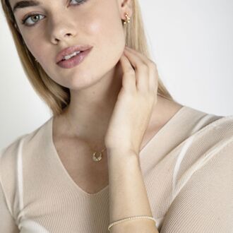 Armband Tahu Sterling Zilver 925 Wit - One Size