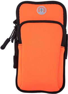 Armband Voor Gigaset GS280 5.7 inch Waterdichte Sport Mobiele Telefoon Houder Running Fitness Telefoon Case Op hand oranje