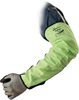 Armbeschermer | 475 mm signaalgeel | polyester / nylon / glasvezel | EN 388, EN 407 PSA-categorie III | 12 stuks - 11-200 11-200