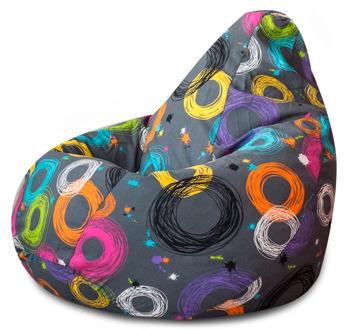 "Armchair bag soft armchair pouf DreamBag Chair bag XL 125x85 armchair for children with handle armchair for adults armchair cover with lock lazy sofa"