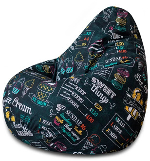 "Armchair bag soft armchair pouf DreamBag Chair bag XL 125x85 armchair for children with handle armchair for adults armchair cover with lock lazy sofa"