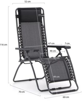 Armilla relaxstoel - Laagste prijsgarantie! Zwart