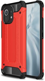 Armor Guard backcover hoes - Xiaomi Mi 11 - Rood