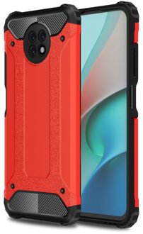 Armor Guard backcover hoes - Xiaomi Redmi Note 9  - Rood