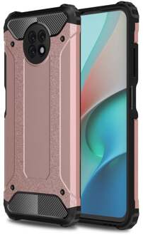 Armor Guard backcover hoes - Xiaomi Redmi Note 9  - Rose Goud