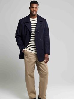 Armor Lux Cap Sizun Jas Wol Navy Donkerblauw - M